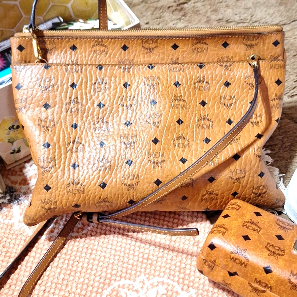MCM Crossbody. With bonus case